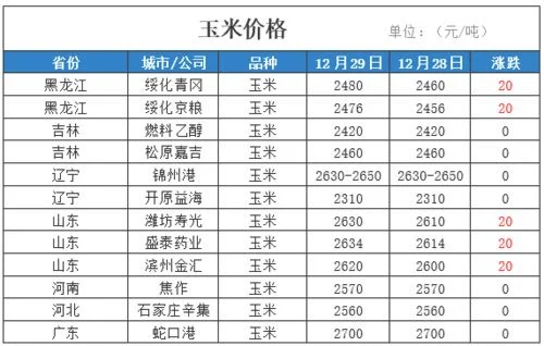 河南玉米价格今日价一斤多少钱