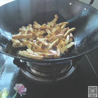 葱香卤肉豆腐干的做法步骤6