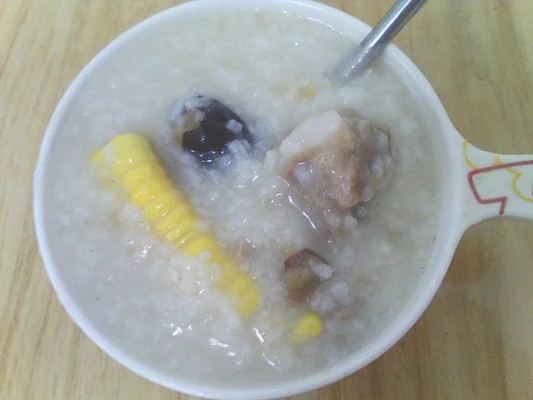 玉米排骨粥的做法步骤6