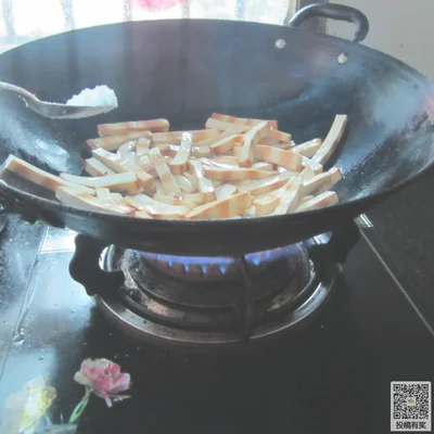 葱香卤肉豆腐干的做法步骤4