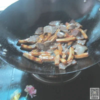 葱香卤肉豆腐干的做法步骤7