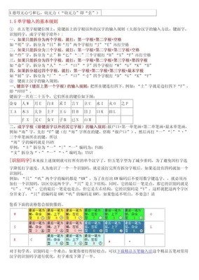 电脑打字口诀表,超全!