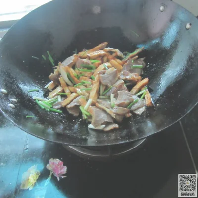 葱香卤肉豆腐干的做法步骤9