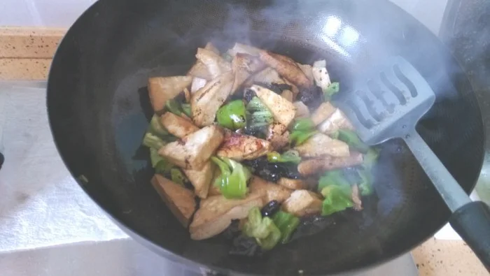 香煎辣豆腐的做法步骤9