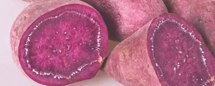 紫薯切开有白色液体能吃吗,紫薯切出来有白色液体