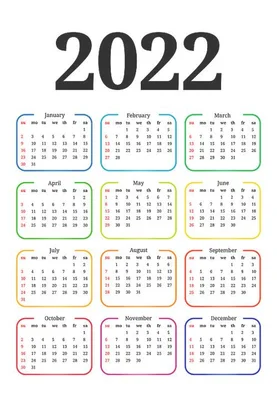 2022年日历完整版,一起来看看2022年的世界会是怎样吧!