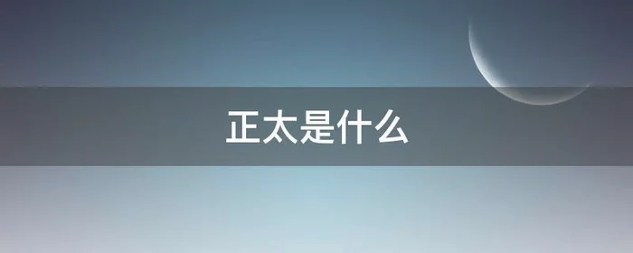 正太是什么,正太是什么意思形容女生