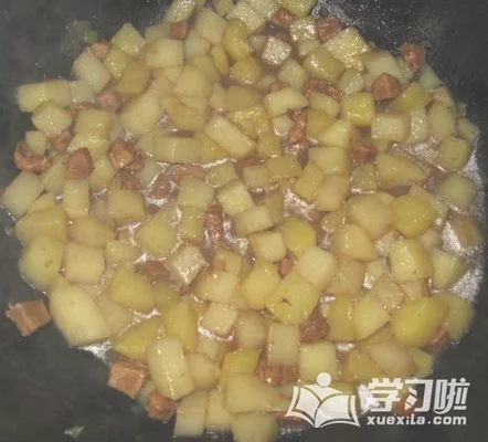 土豆肉丁打卤面的做法步骤11