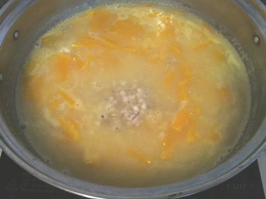 薏米南瓜玉米粥的做法步骤9