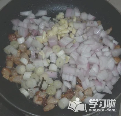 芽菜卤肉饭的做法步骤8