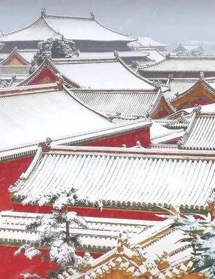 故宫雪景地图