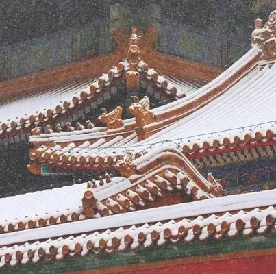 故宫雪景地图