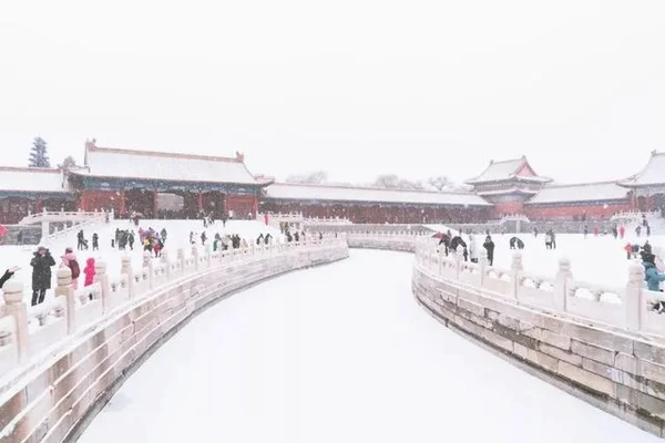 故宫雪景地图