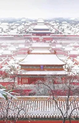故宫雪景地图