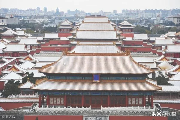 故宫雪景地图