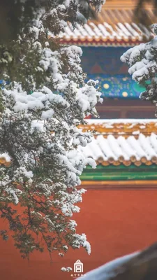 故宫雪景地图