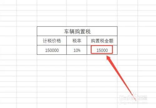 2022新车购置税计算器