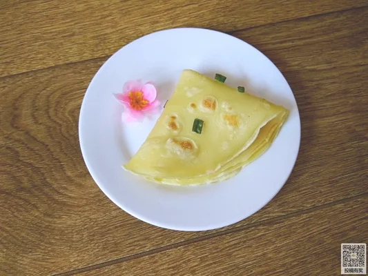 无油小葱鸡蛋饼的做法步骤8