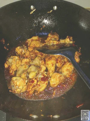 大盘鸡香菇焖面的做法步骤6