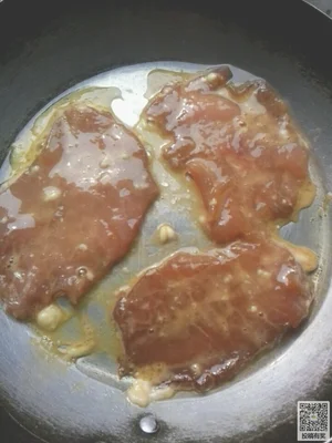 香煎肉片的做法步骤4