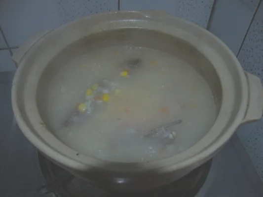 薏仁玉米排骨粥的做法步骤10