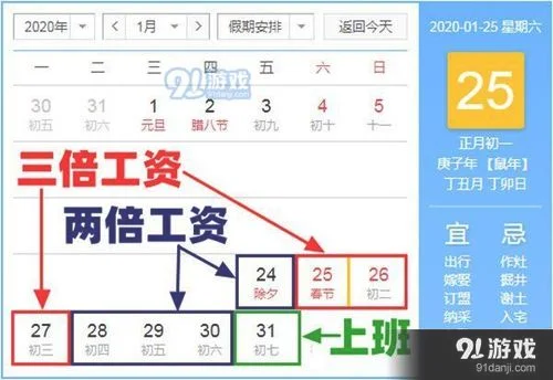 023年春节放假3天？哪三天要加班啊？"/