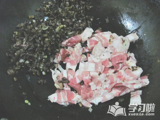 香菇芽菜卤肉饭的做法步骤9
