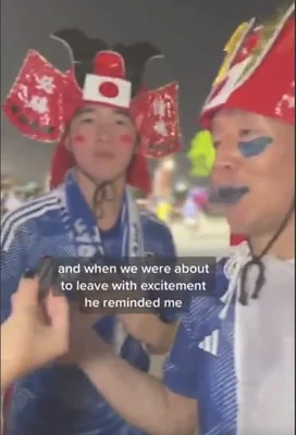 日本球迷解释为何清理看台垃圾(再次赢得赞誉)