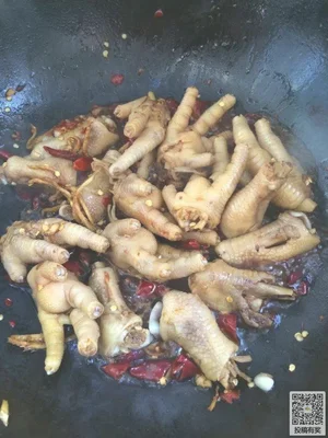 香辣鸡爪的做法步骤6