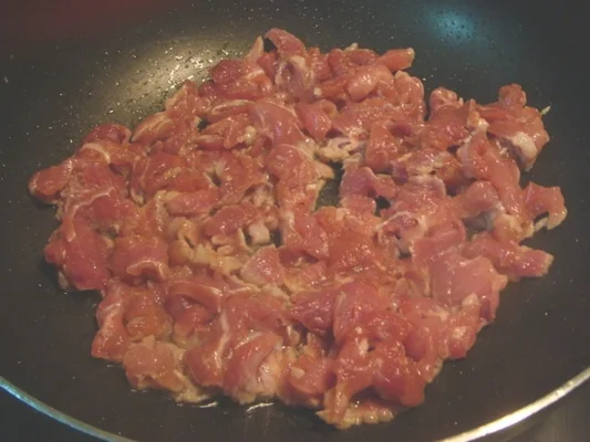 香煎肉片的做法步骤4