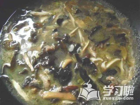 香菇木耳肉打卤面的做法步骤9