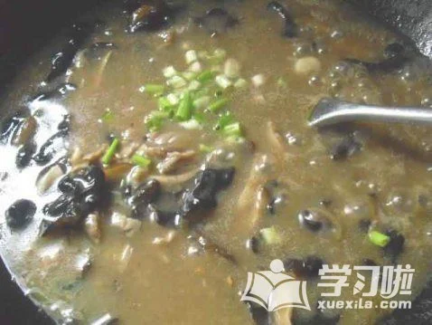 香菇木耳肉打卤面的做法步骤11