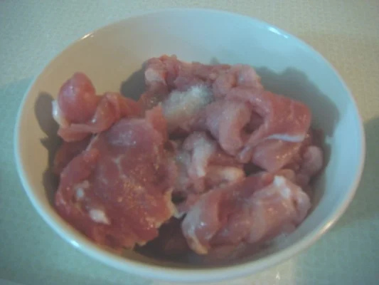 香煎肉片的做法步骤1