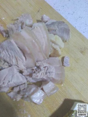 五花肉白菜粉条炖冻豆腐的做法步骤5