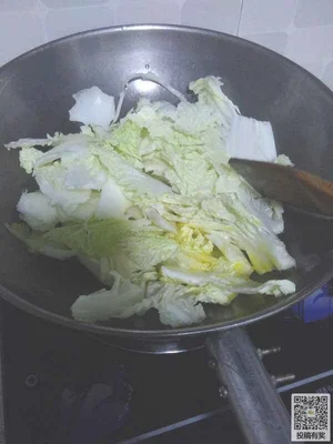 五花肉白菜粉条炖冻豆腐的做法步骤6