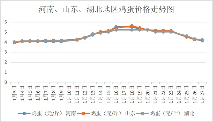 鸡蛋价格行情每日报价：今日全国蛋价上涨地区较多,涨幅在0.02-0.10元之间