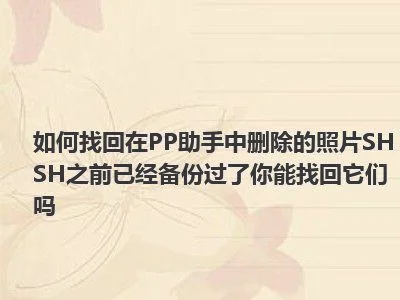 pp助手电脑版怎么用(别慌教你一招迅速降回去)