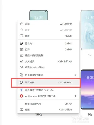 edge怎么滚动截长图？