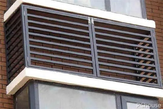 阳台空调外机百叶窗如何安装?空调外机百