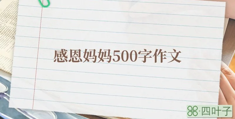 感恩妈妈500字作文