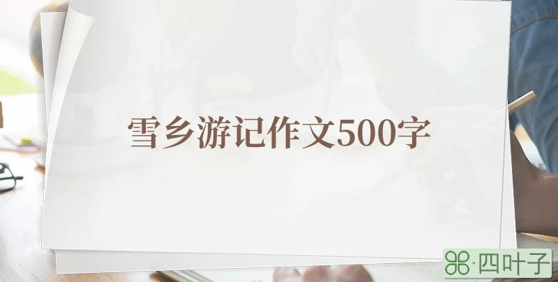 雪乡游记作文500字