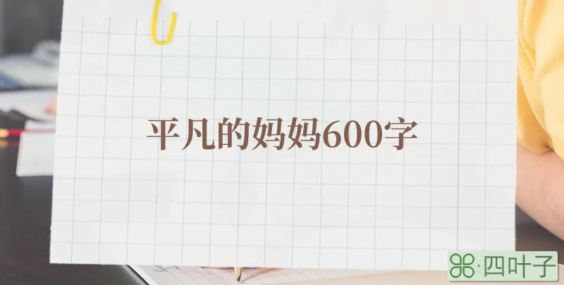 平凡的妈妈600字