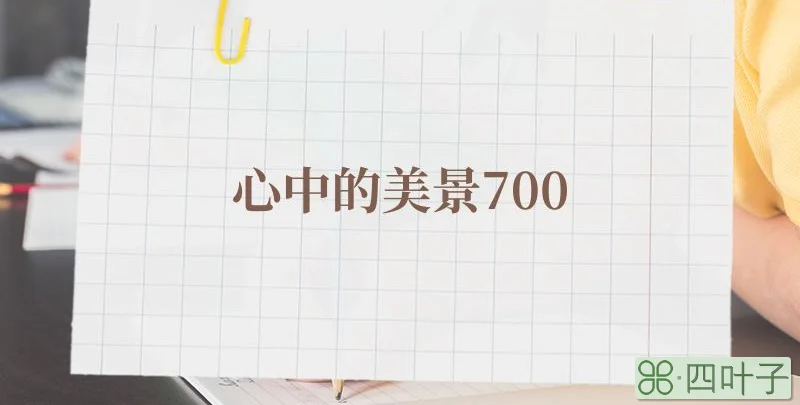 心中的美景700