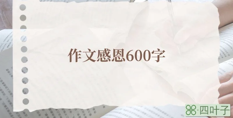 作文感恩600字