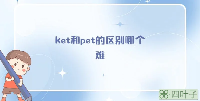 ket和pet的区别哪个难