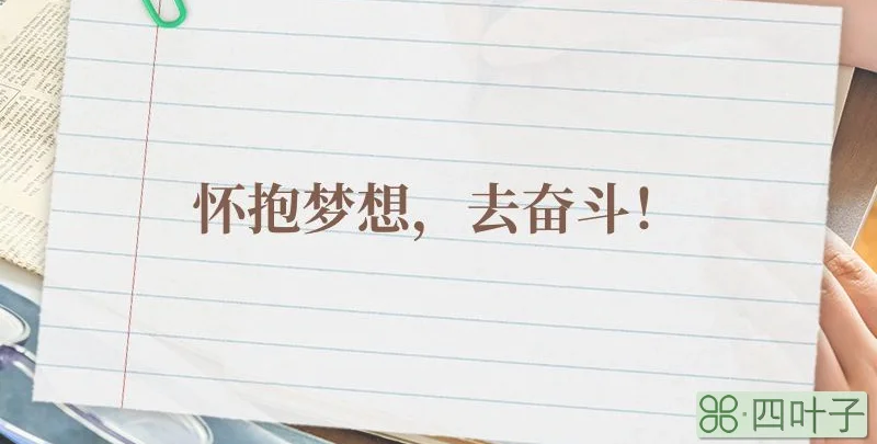 怀抱梦想，去奋斗！