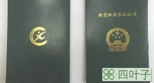 新型职业农民证书用途