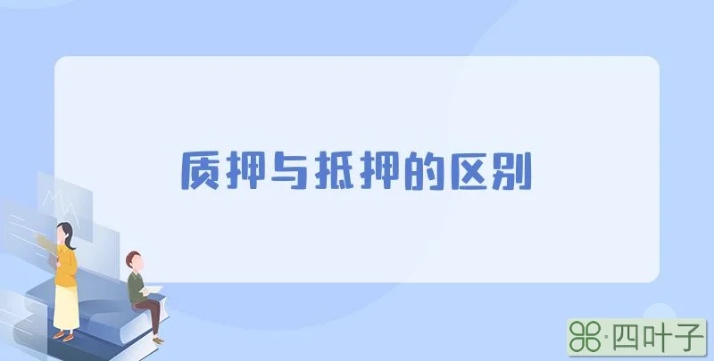 质押与抵押的区别