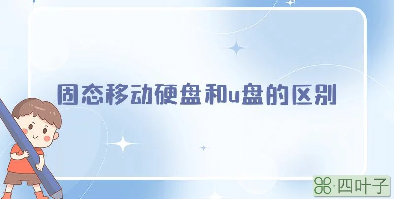 固态移动硬盘和u盘的区别