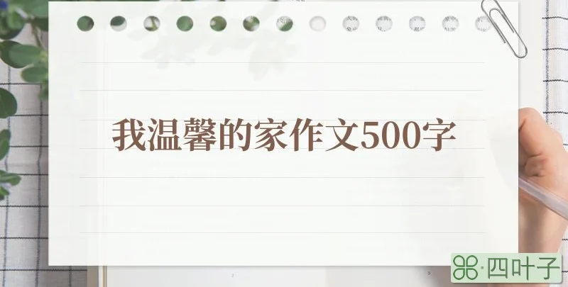 我温馨的家作文500字